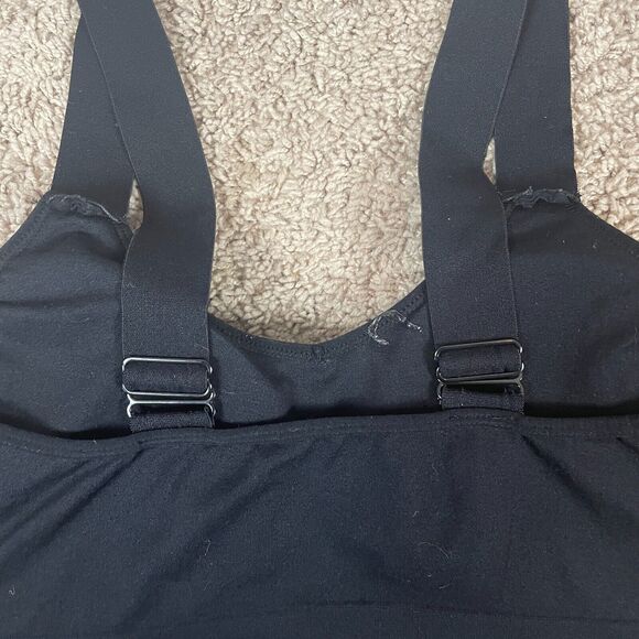 Juicy Couture Intimates Bralette Size 1X XL Black Wireless Comfy Comfort Lounge - Picture 4 of 8